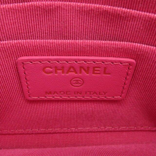 CHANEL(シャネル)のシャネル ポーチ マトラッセ キャビアスキン A84107 CHANEL 小物入れ ピンク レディースのファッション小物(ポーチ)の商品写真