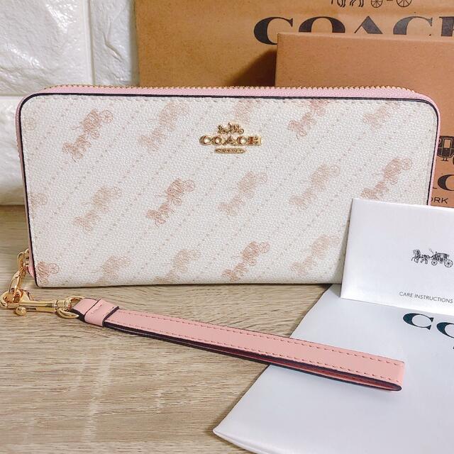 激安正規品 【新品未使用】COACH COACH 馬車ロゴ 長財布 ホースアンド