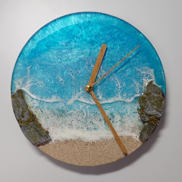 穏やかな海　壁掛け時計のサムネイル