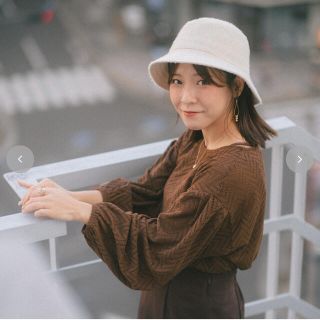 しまむら - しまむら yumiさん バスクバケットハット バケットハットの