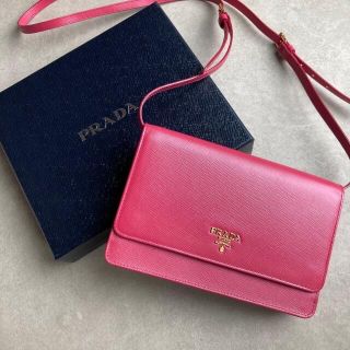 プラダ(PRADA)のmi様専用　　PRADA プラダ　ショルダーウォレット　バッグ　SAFFIANO(ショルダーバッグ)