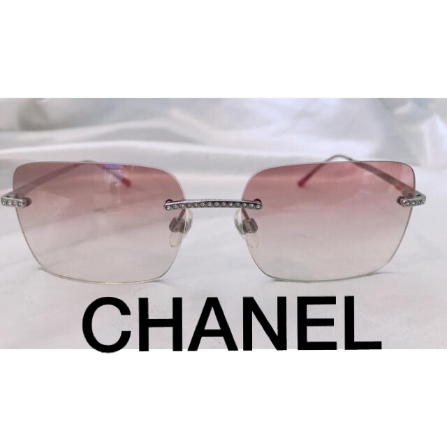 CHANEL シャネル　サングラス　メガネ　ピンクグラデーション