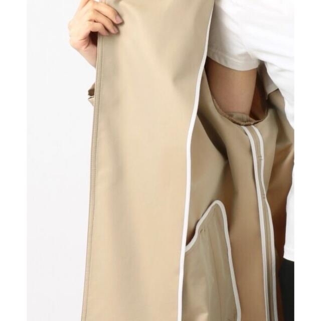 iCB L High Count Twill ロングトレンチコート 42 iCB L High Count Twill ロングトレンチコート 42