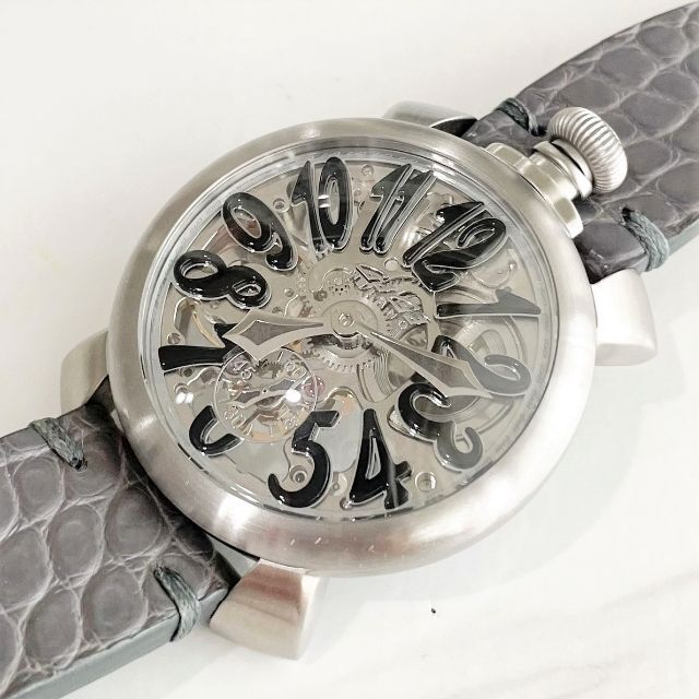 ガガミラノ マヌアーレ 48mm 腕時計 GAGAMILANO スケルトン