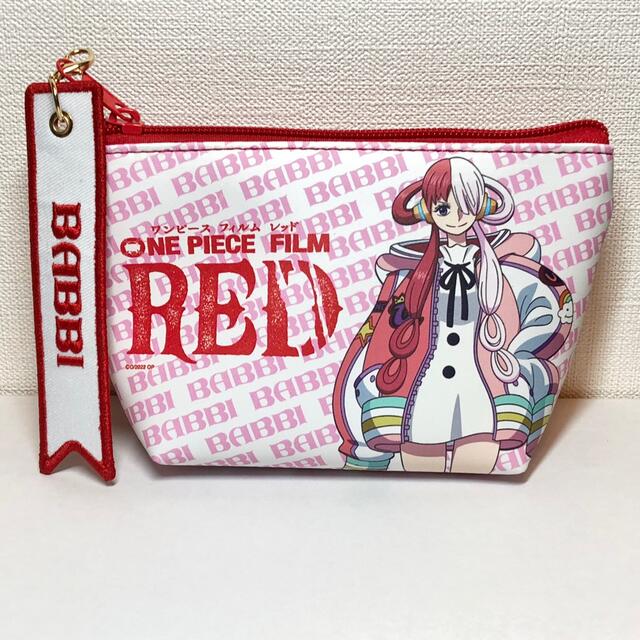 ワンピース　FILM RED ウタ　babbi  ポーチ　缶バッジ エンタメ/ホビーのアニメグッズ(その他)の商品写真