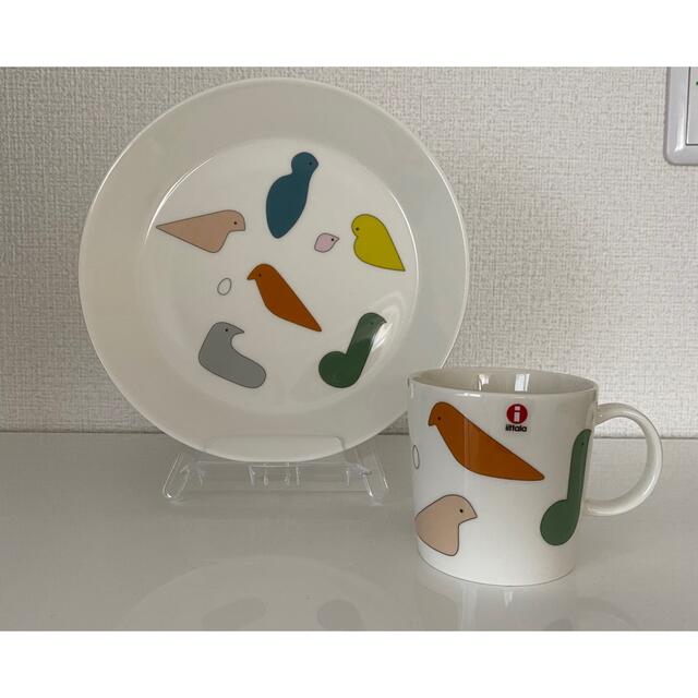 iittala(イッタラ)のイッタラ X ミナ ペルホネン マグ ＆プレート バード マルチカラー インテリア/住まい/日用品のキッチン/食器(食器)の商品写真