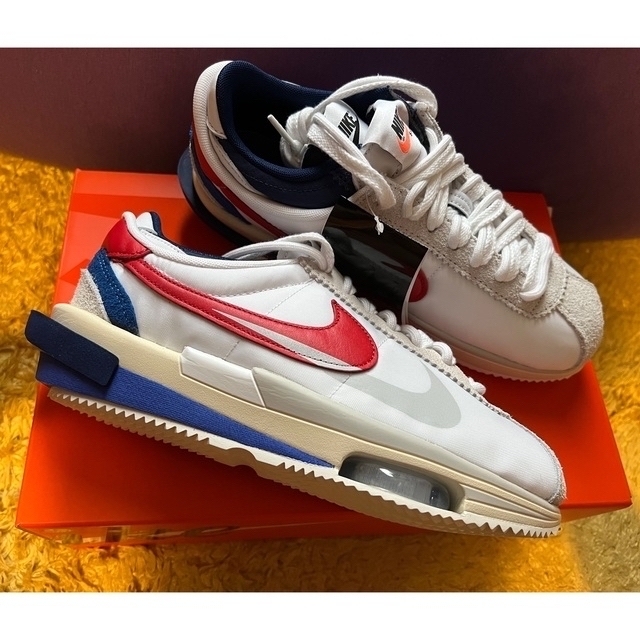 超最新作 26cm NIKE ズームコルテッツ sacai ナイキ サカイ 靴