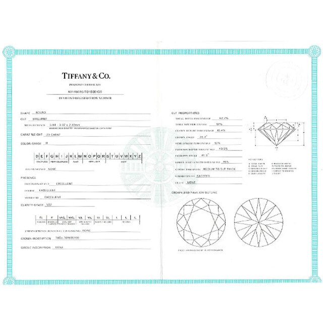 全国無料 Tiffany  Co. ティファニー Pt950 ダイヤモンド リング 0.23ct H VS2 3EX ハーモニーの通販 by  株式会社セルビー@ラクマ公式ショップ｜ティファニーならラクマ