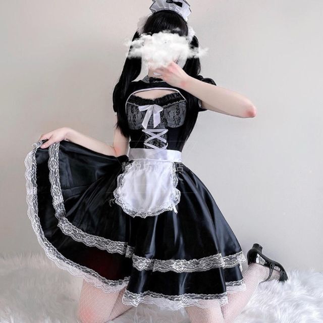 4点セット☆メイド服 レース L コスプレ ハロウィン ロリータ 仮装 ゴスロリの通販 by エリ's shop｜ラクマ