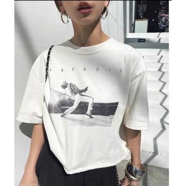 Ameri vintage FREDDIE MERCURY TEE オフホワイト