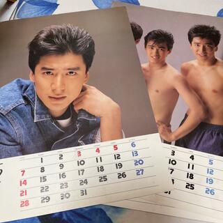 少年隊　1989年　カレンダー　バラ　錦織一清メイン(アイドルグッズ)