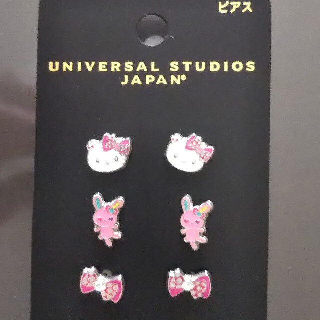 サンリオ(サンリオ)のUSJ サンリオ ピアス 3個セット レディースのアクセサリー(ピアス)の商品写真