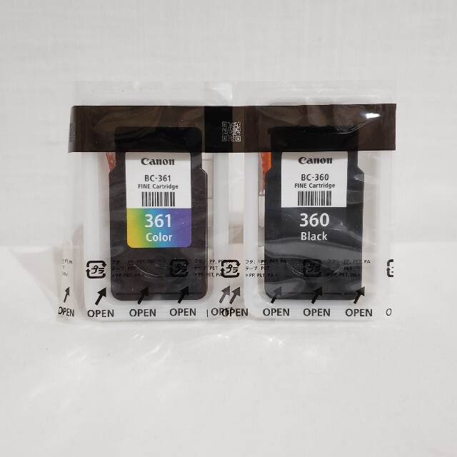 Canon(キヤノン)のBC-360 BC-361 キャノン canon インクカートリッジ 送料無料 スマホ/家電/カメラのPC/タブレット(PC周辺機器)の商品写真
