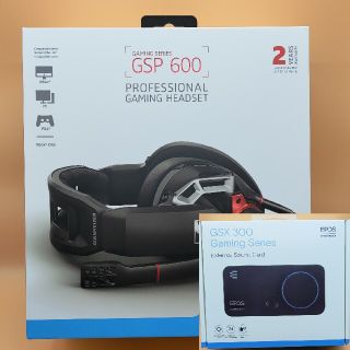 sennheiser ゼンハイザー GSP600 GSX300 セット(ヘッドフォン/イヤフォン)