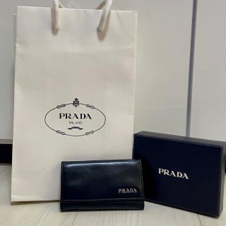 プラダ(PRADA)のPRADA  キーケース　ショッパー&BOX付き(キーケース)