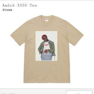 シュプリーム(Supreme)のSサイズ Supreme Andre 3000 Tee Stone 新品(Tシャツ/カットソー(半袖/袖なし))