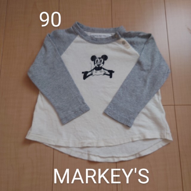 MARKEY'S(マーキーズ)の【再値下げ】マーキーズ　ミッキーマウス長袖Ｔシャツ　サイズ90 キッズ/ベビー/マタニティのキッズ服男の子用(90cm~)(Tシャツ/カットソー)の商品写真