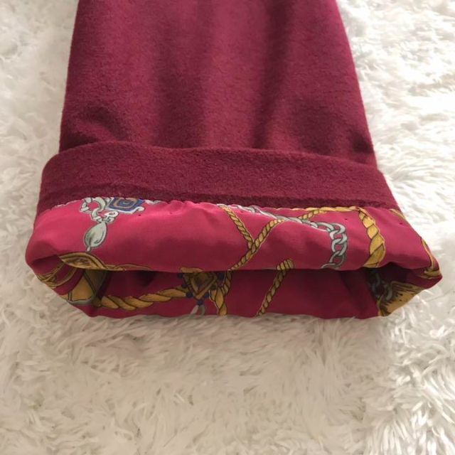 Cecilene セシレーヌ カシミヤ100% ロングコート ボルドー LL