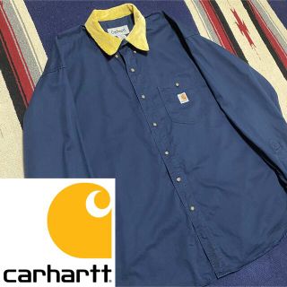 カーハート(carhartt)の90s 古着 カーハート コーデュロイ シャツ ビッグシルエット ゆるだぼ(シャツ)