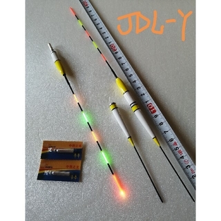 新リーズナブルシリーズ　5点灯LED電気ウキJDL-Y  2本セット電池2本付(その他)