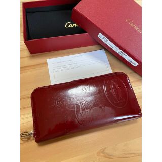 カルティエ(Cartier)の【カルティエ・長財布】バースデー　レッド(財布)