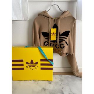 グッチ(Gucci)の【レア品】adidas gucci アディダス パーカー S 三上悠亜着用(パーカー)