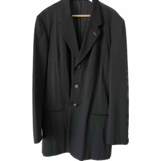 ヨウジヤマモト(Yohji Yamamoto)のYohji Yamamoto 98AWレザーボタンジャケット ヨウジオム ギャバ(テーラードジャケット)