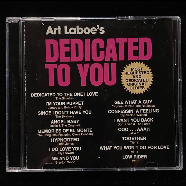 Art Laboe’s  DEDICATED TO YOU CD エンタメ/ホビーのCD(R&B/ソウル)の商品写真