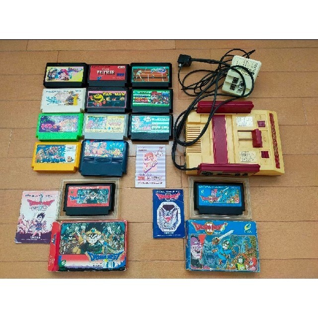 マリオ【ジャンク品】ファミコン本体 ソフトセット