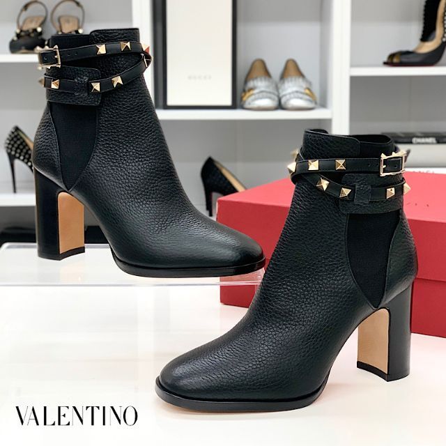 激安価格の 未使用 3762 - VALENTINO ヴァレンティノ ショートブーツ