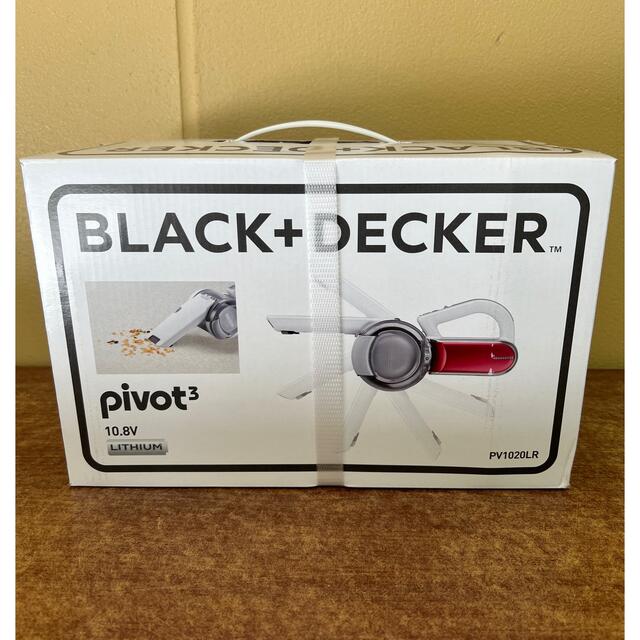 ブラック&デッカー リチウムピボット レッド PV1020LR(1台) スマホ/家電/カメラの生活家電(掃除機)の商品写真