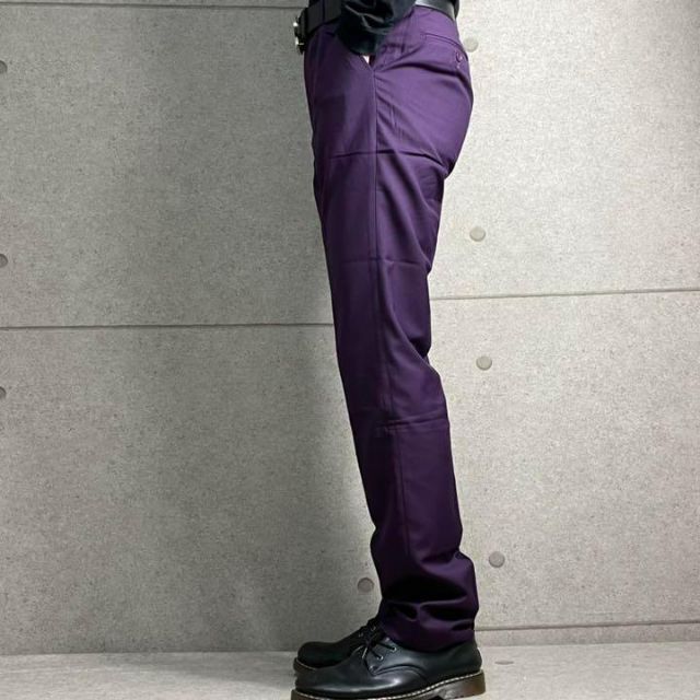 purple slacks パープルスラックス パンツ デッドストック 紫