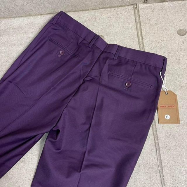 purple slacks パープルスラックス パンツ デッドストック 紫