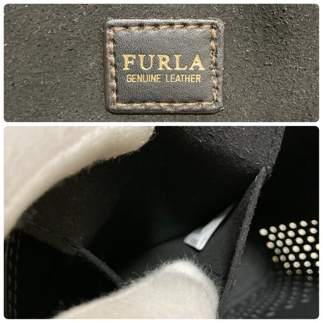 サイズ Furla ショルダーバッグ レザー 黒の通販 by used collection ...