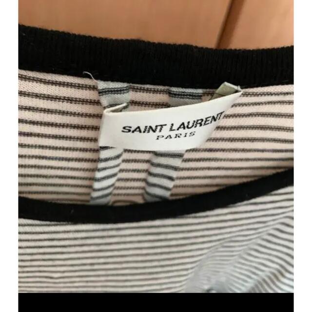 Saint Laurent(サンローラン)のサンローラン  SAINTLAURENT エディスリマン　ボーダーTシャツ メンズのトップス(Tシャツ/カットソー(半袖/袖なし))の商品写真