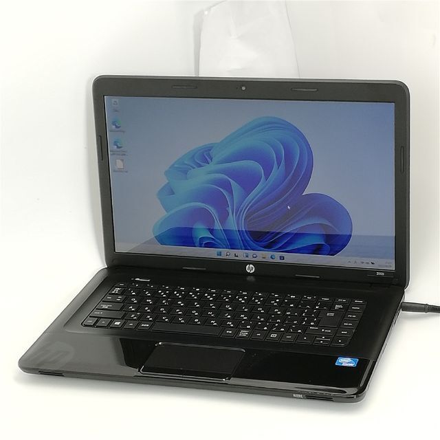 HDD500G ノートPC HP 2000 4G RW 無線 カメラ Win11