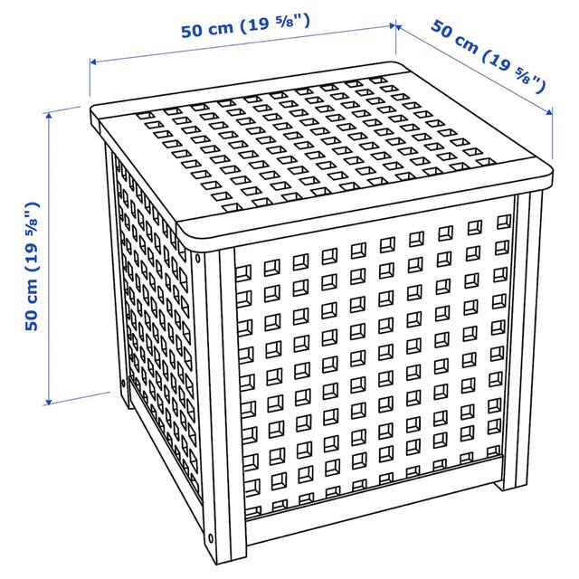 IKEA(イケア)のIKEA サイドテーブル　収納box インテリア/住まい/日用品の机/テーブル(コーヒーテーブル/サイドテーブル)の商品写真