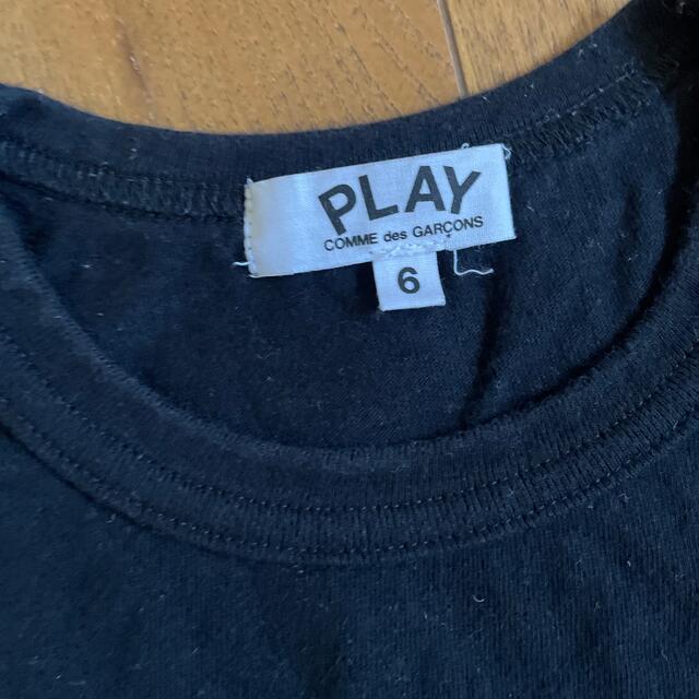 COMME des GARCONS(コムデギャルソン)のPLAY コムデギャルソン　キッズTシャツ キッズ/ベビー/マタニティのキッズ服男の子用(90cm~)(Tシャツ/カットソー)の商品写真