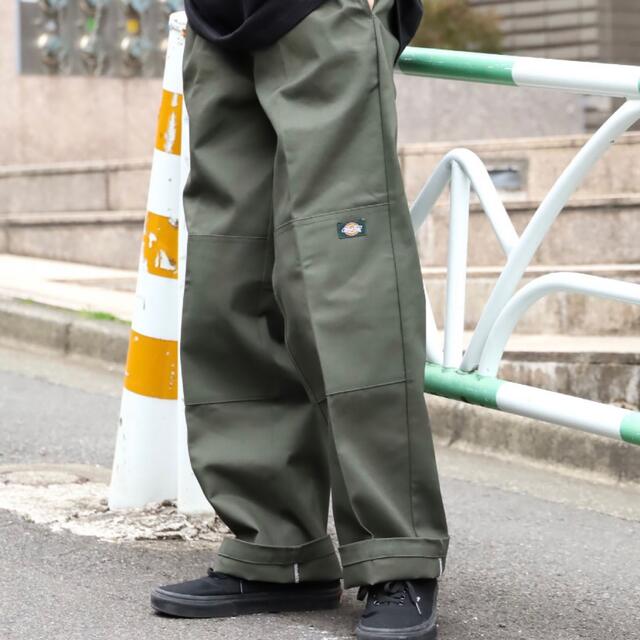 大切な dickies ダブルニー チャコールグレー