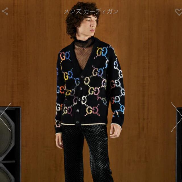 Gucci(グッチ)の新品未使用　2022AW カーディガン　希少サイズ メンズのトップス(カーディガン)の商品写真