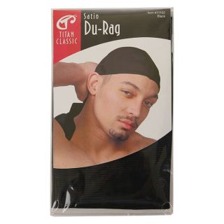 【新品】ドゥーラグ 黒 ブラック DU-RAG 黒人 キャップ アクセサリー(その他)