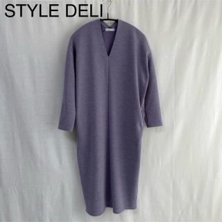 スタイルデリ(STYLE DELI)のSTYLE DELI スタイルデリ リラックス Vネック ワンピース(ロングワンピース/マキシワンピース)