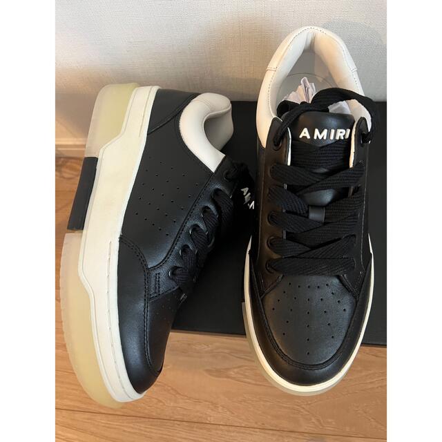 新品 アミリ amiri レザー スニーカースタジアム 40 25cm | www