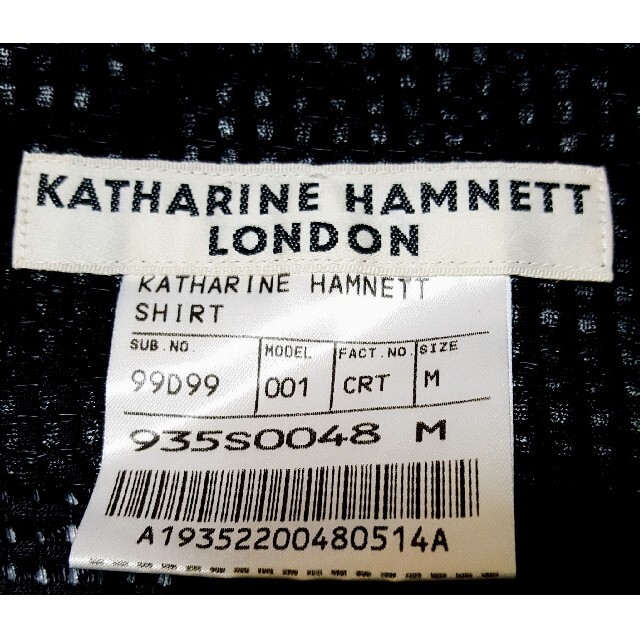 KATHARINE HAMNETT - KATHARINE HAMNETT キャサリンハムネット シャツ