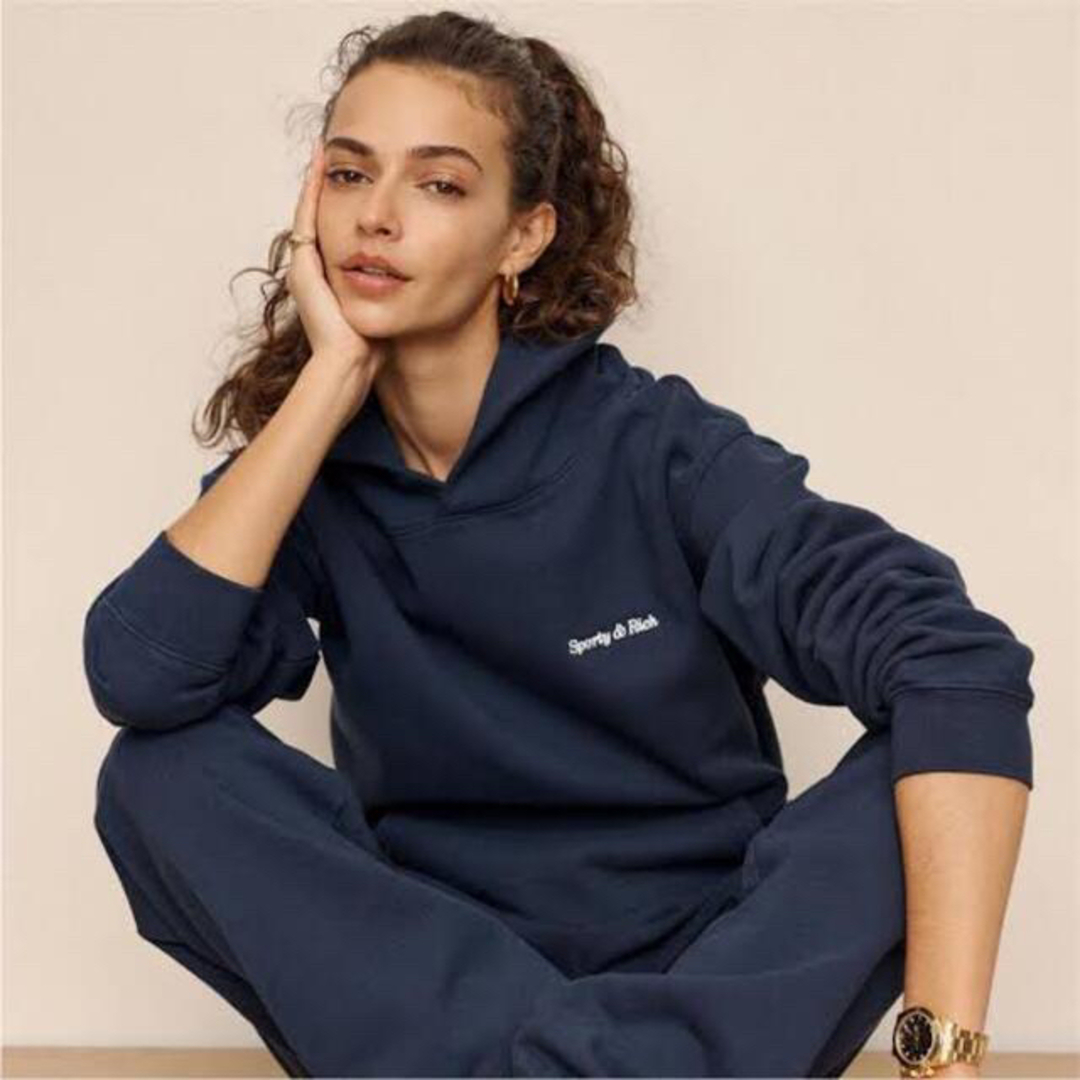 sporty rich フーディ パンツ セットアップ -