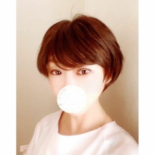 MALIBU マリブ plumeウィッグ ブラウン ショート フルウィッグ-