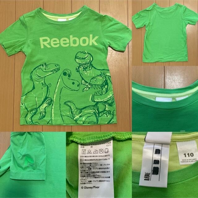 Reebok(リーボック)の男の子　110 Tシャツ　リーボック　Reebok Baby GAP 恐竜 キッズ/ベビー/マタニティのキッズ服男の子用(90cm~)(Tシャツ/カットソー)の商品写真