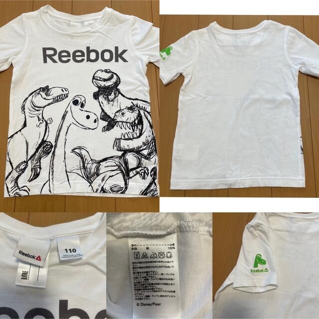 Reebok(リーボック)の男の子　110 Tシャツ　リーボック　Reebok Baby GAP 恐竜 キッズ/ベビー/マタニティのキッズ服男の子用(90cm~)(Tシャツ/カットソー)の商品写真