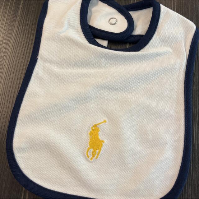 POLO RALPH LAUREN(ポロラルフローレン)の【新品】ラルフローレン　スタイ　男の子　3枚セット キッズ/ベビー/マタニティのこども用ファッション小物(ベビースタイ/よだれかけ)の商品写真