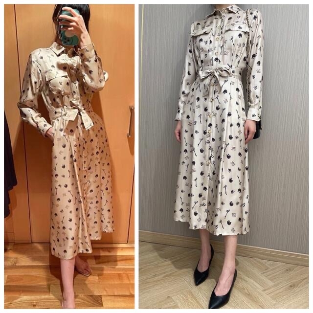 MaxMara studio　美品 フレア　シャツワンピース